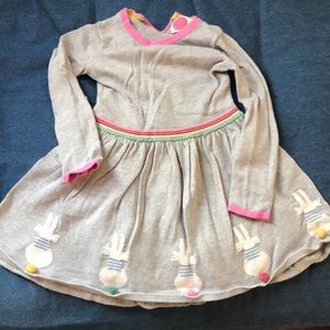 Boden knitted dress 4-5y